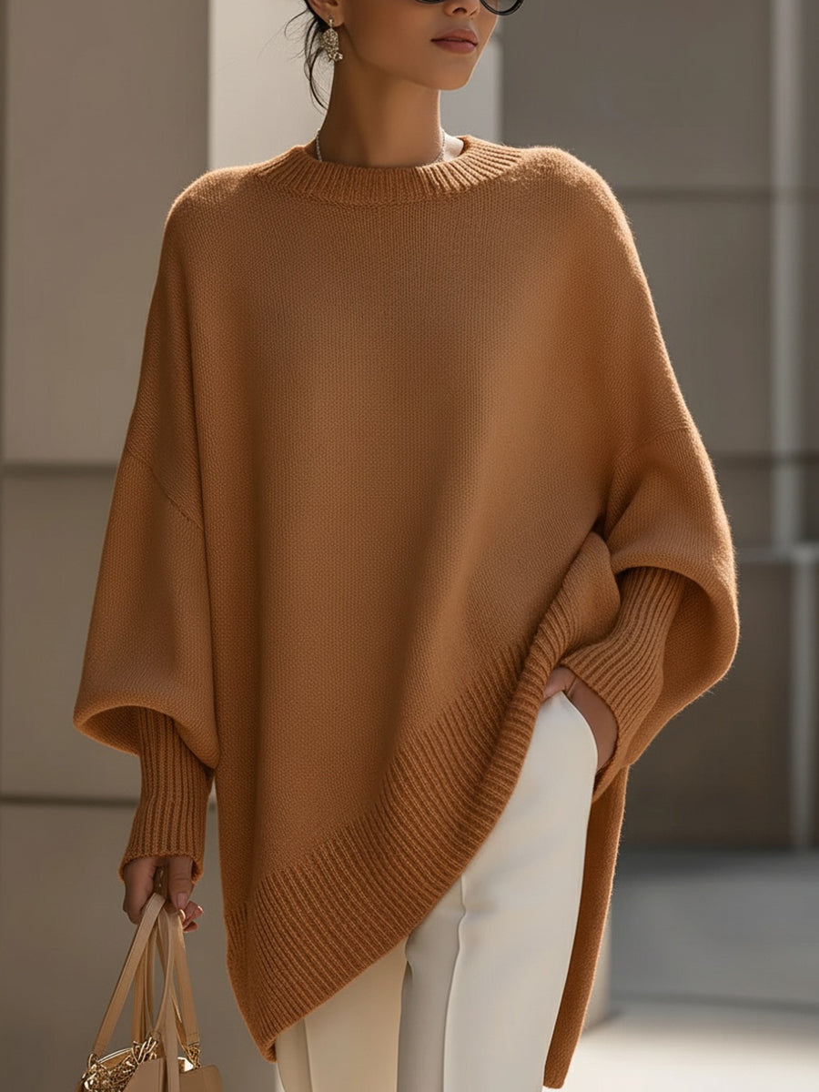 Relaxed Oversized Drop Shoulder Sweater