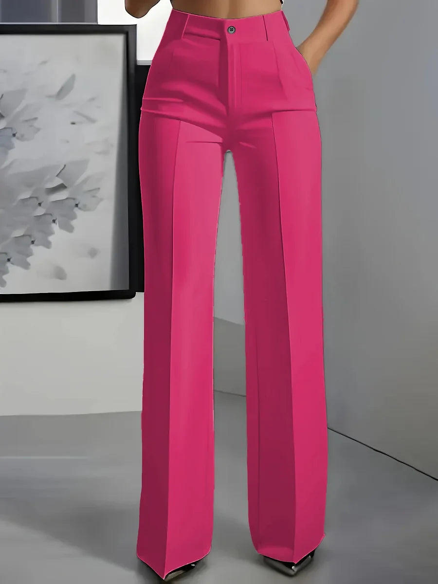 Harrah – High-Waisted Tailored Pants