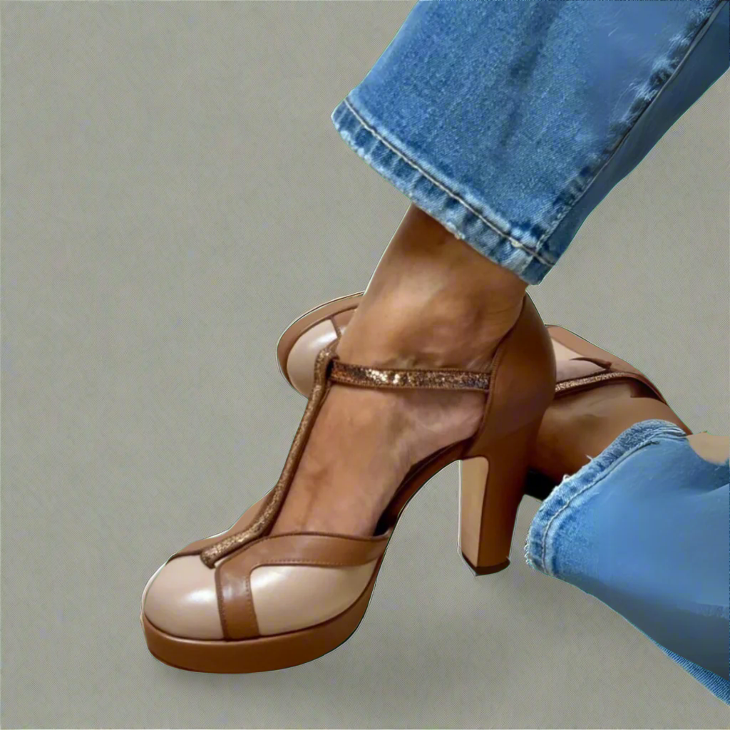Criselmara™ | Elegant and Comfortable Heeled Sandals