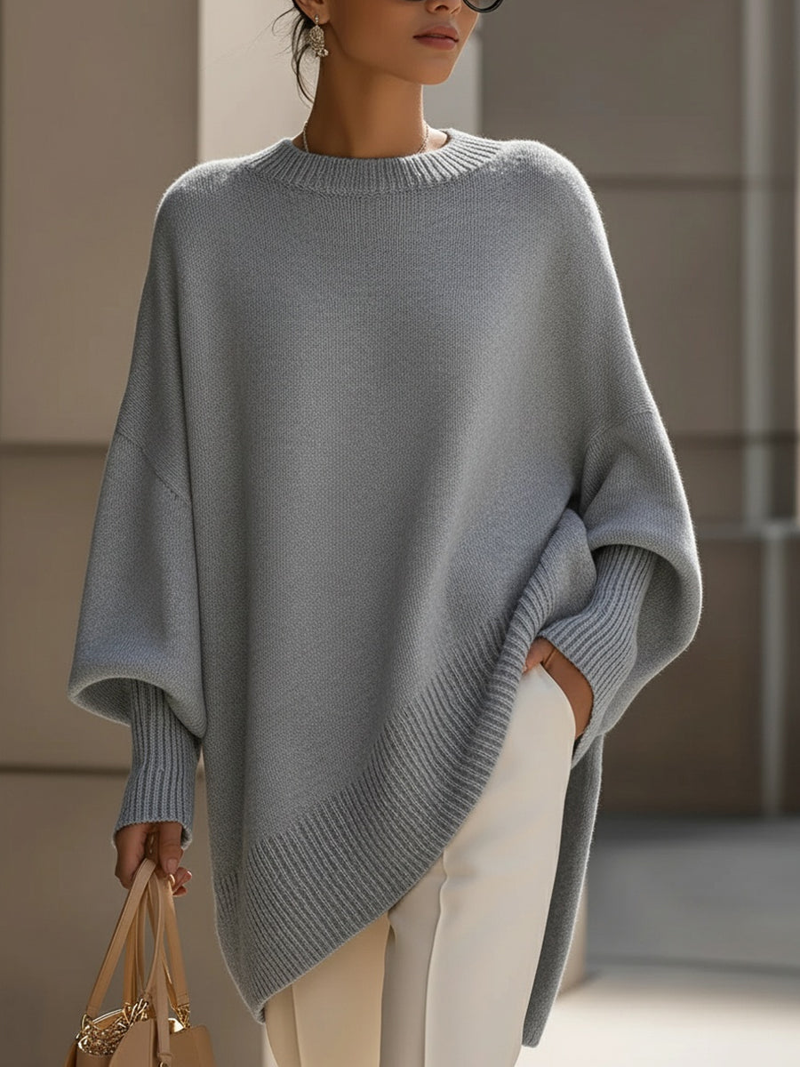 Relaxed Oversized Drop Shoulder Sweater