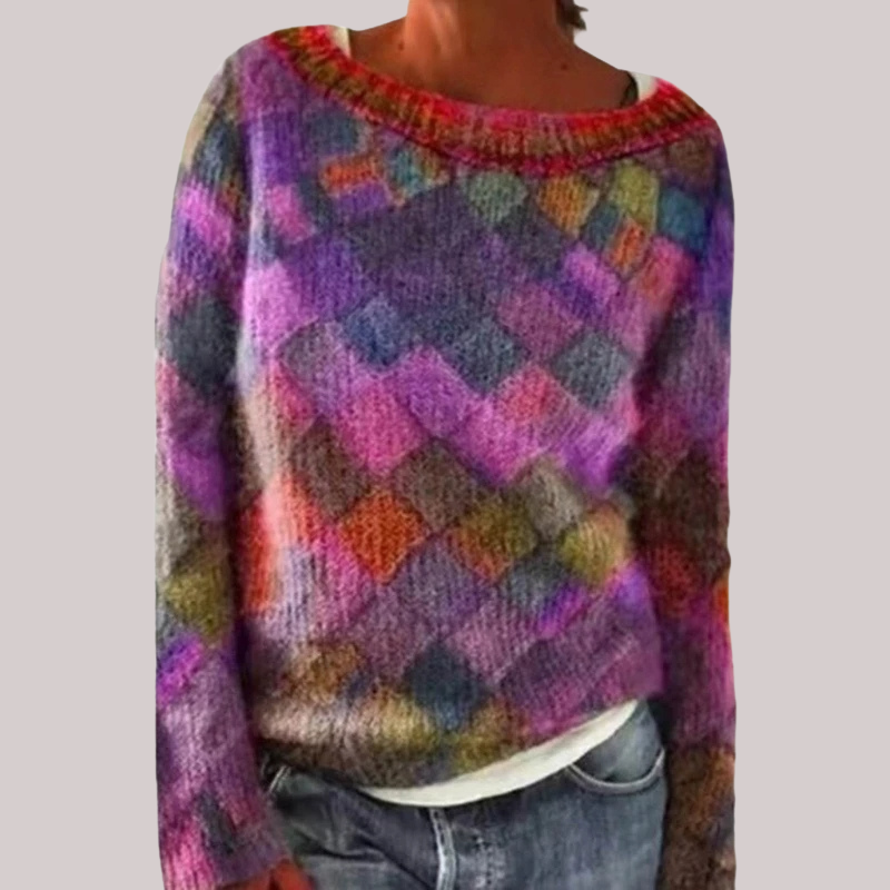 MAUVE ||| CASUAL KNITTED Sweater