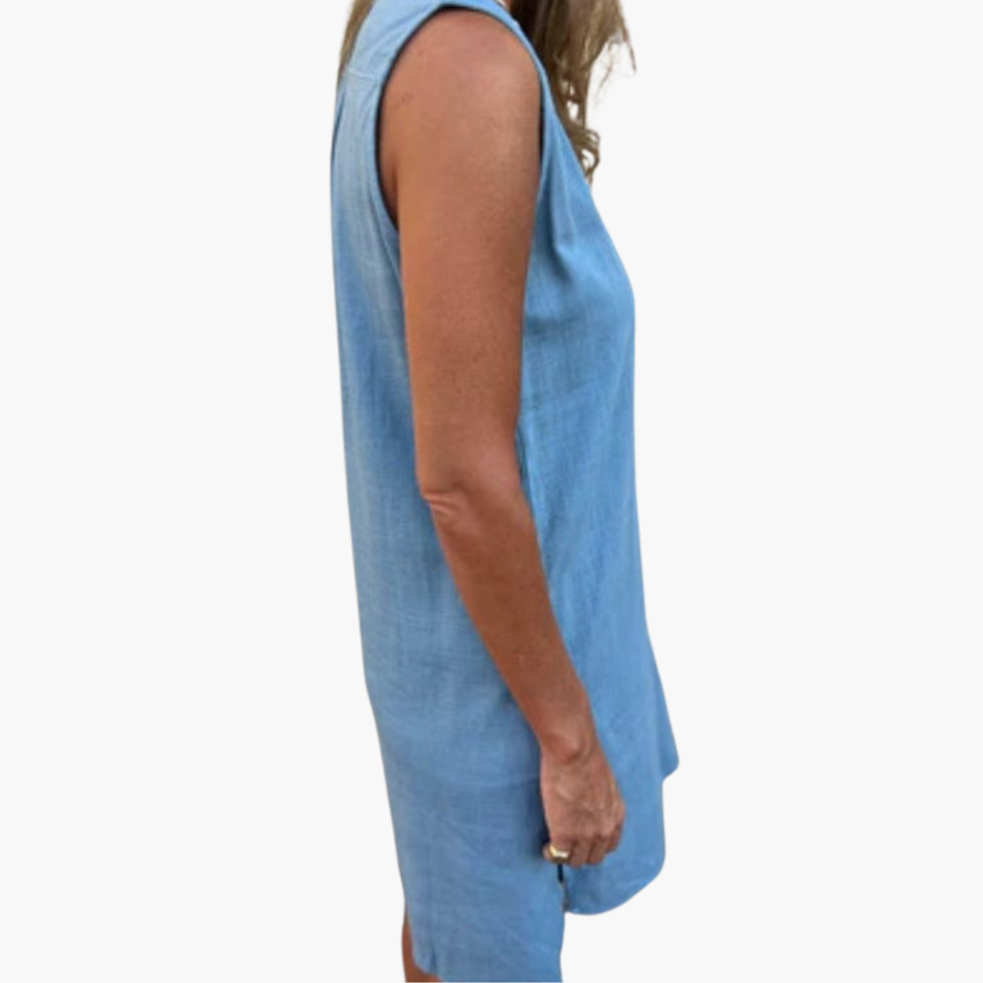 Harper | Sleeveless V-Neck Dress