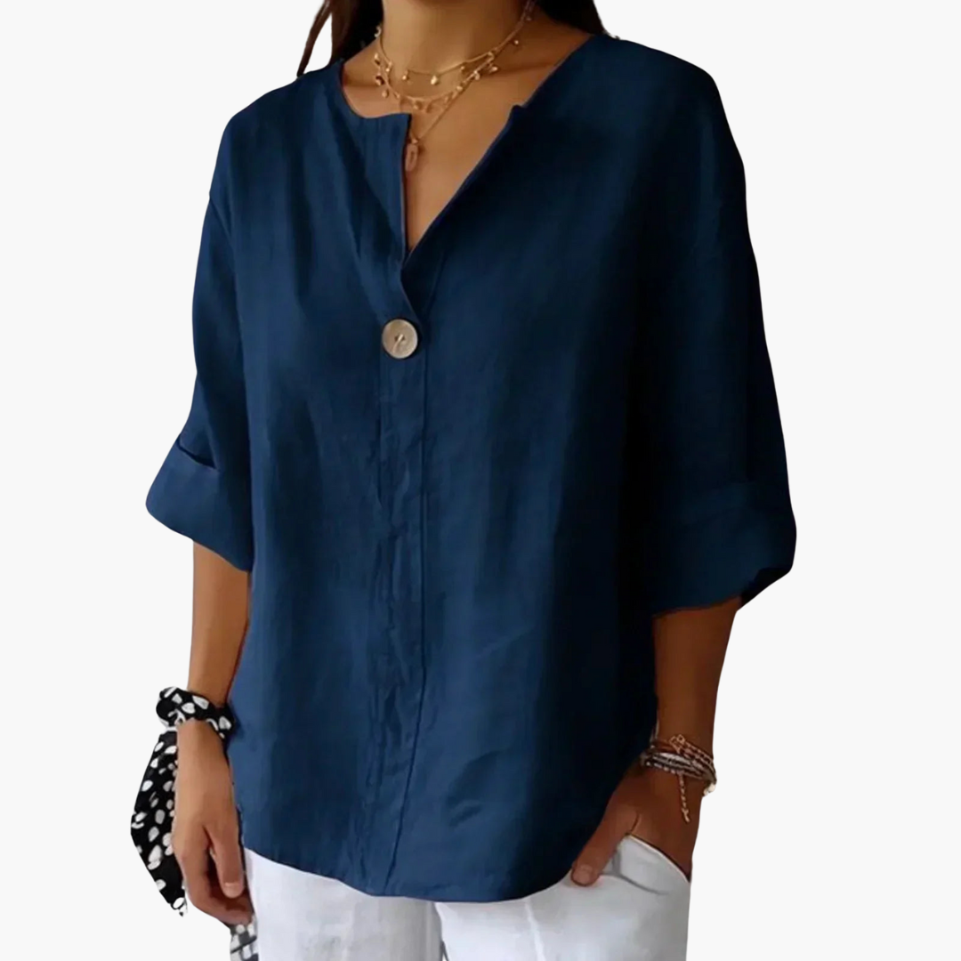 Lucy | Casual V-Neck Blouse