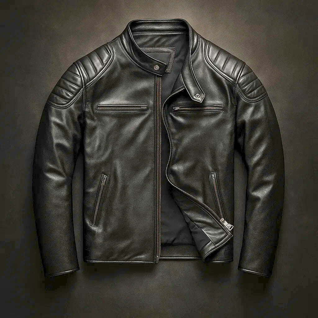 Kiel - Premium Leather Moto Jacket