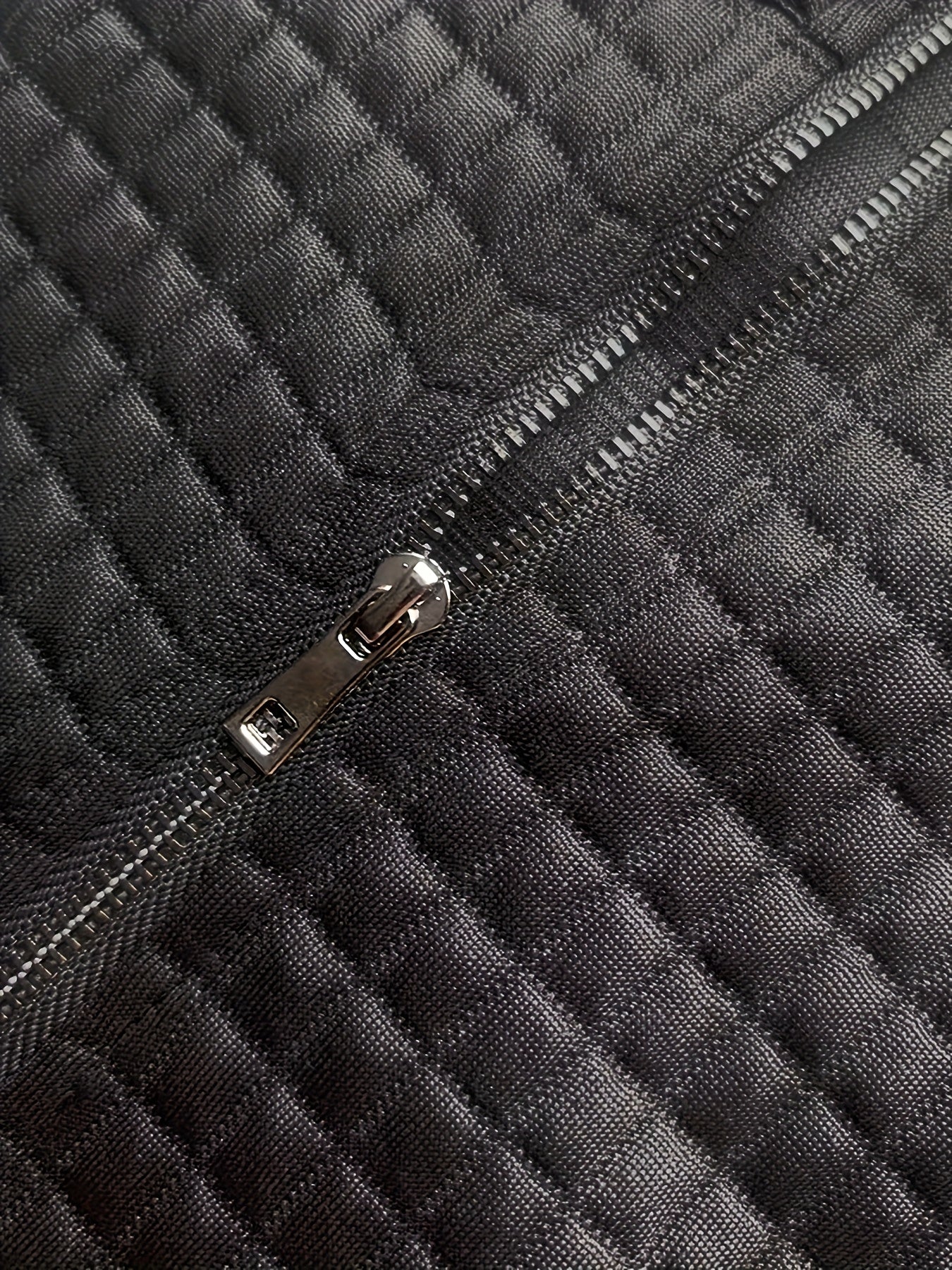 Relaxed Quarter-Zip Mock Neck Pullover