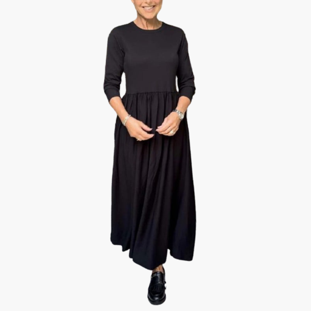 Harriet | Long Sleeve Knitted Midi Dress