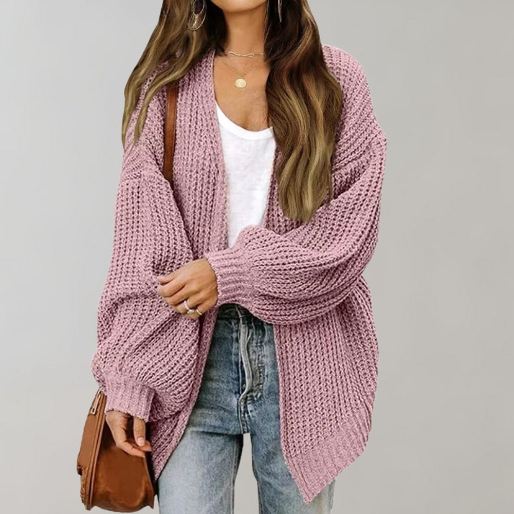 Isla | Relaxed Open-Front Cardigan
