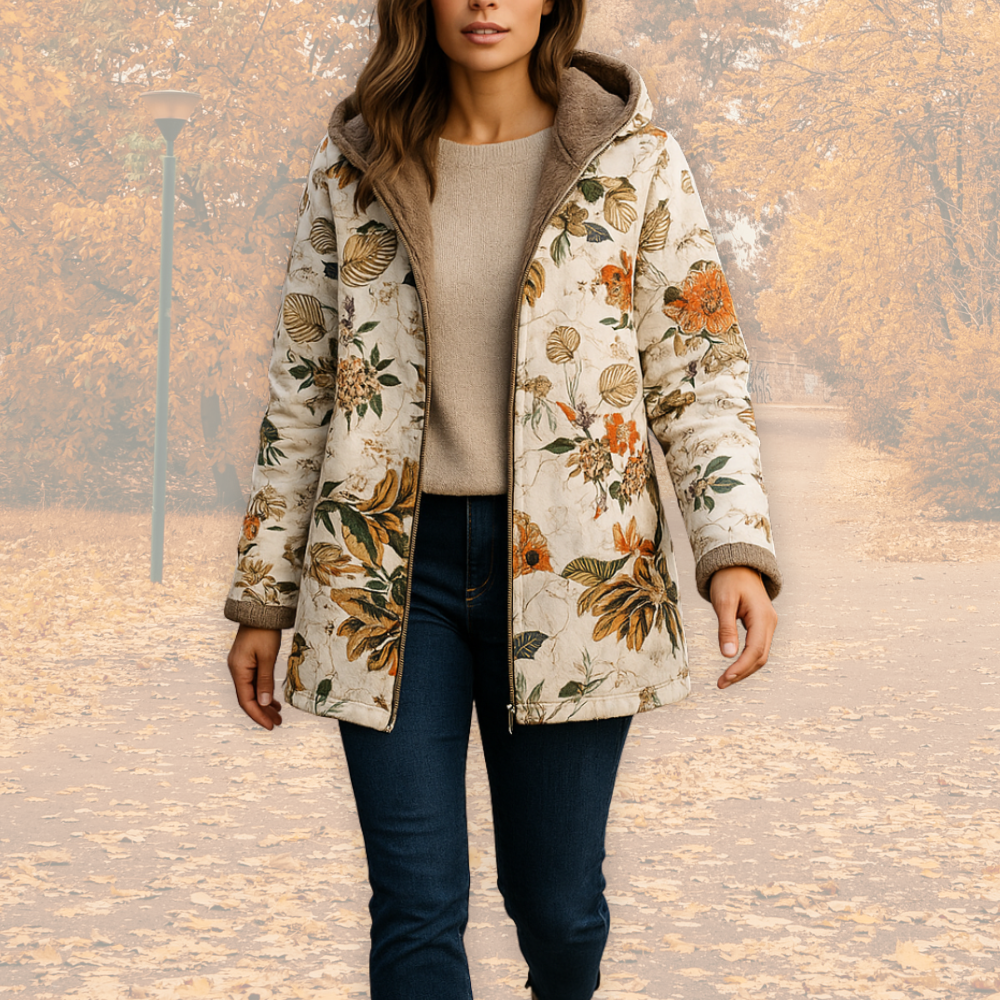 Camellia – Lightweight Winter Jacket with Faux Fur Lining