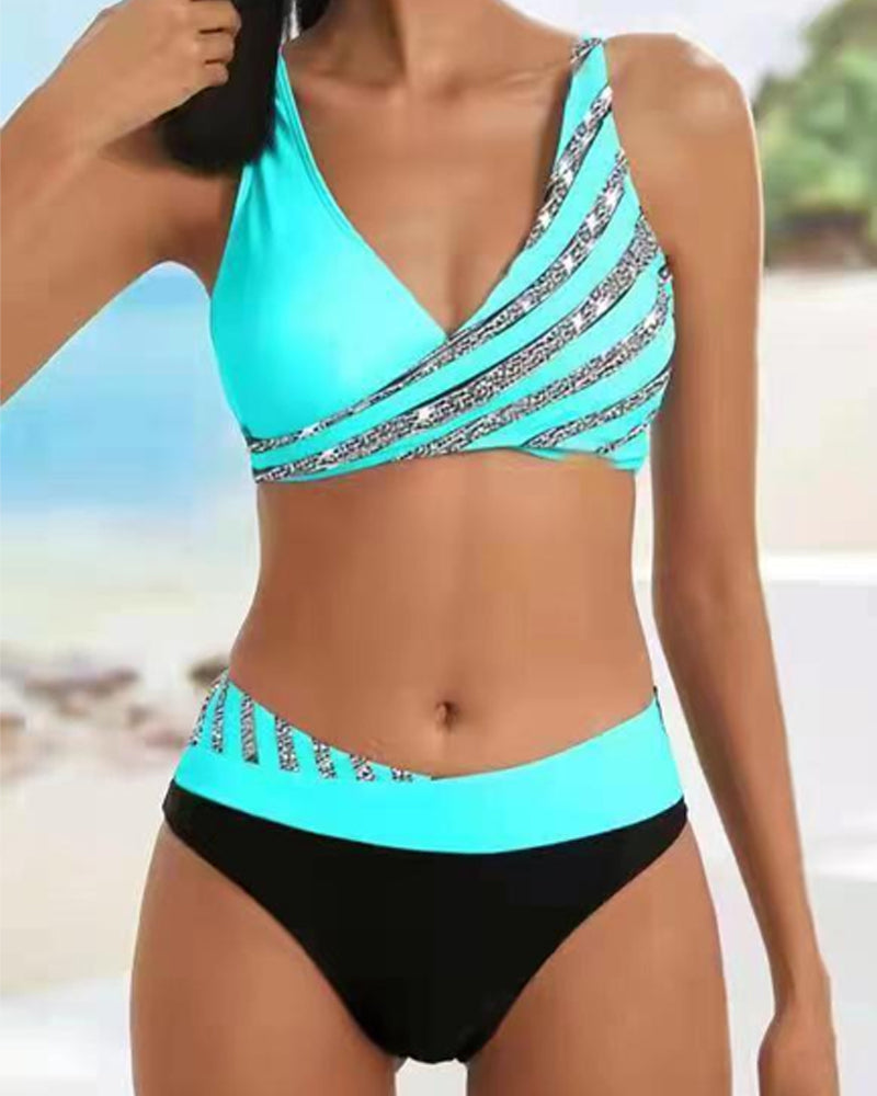 Solange | Women's Printed Flattering Bikini Set for Beach