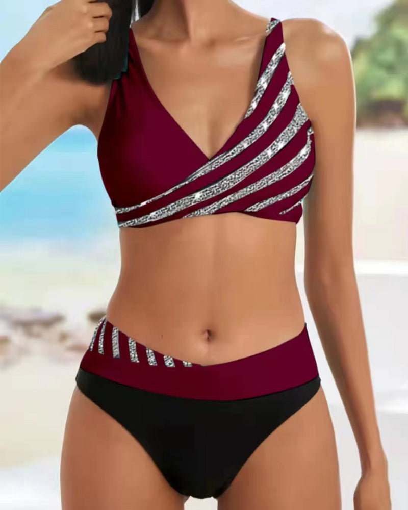 Solange | Women's Printed Flattering Bikini Set for Beach