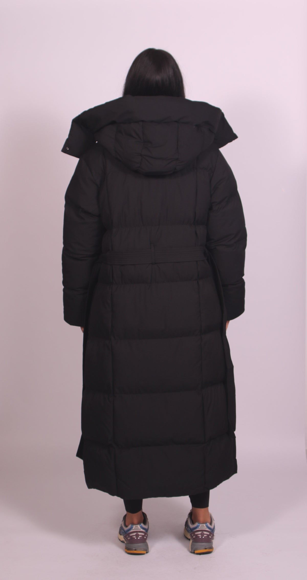Denise – Hooded Puffer Longline Coat