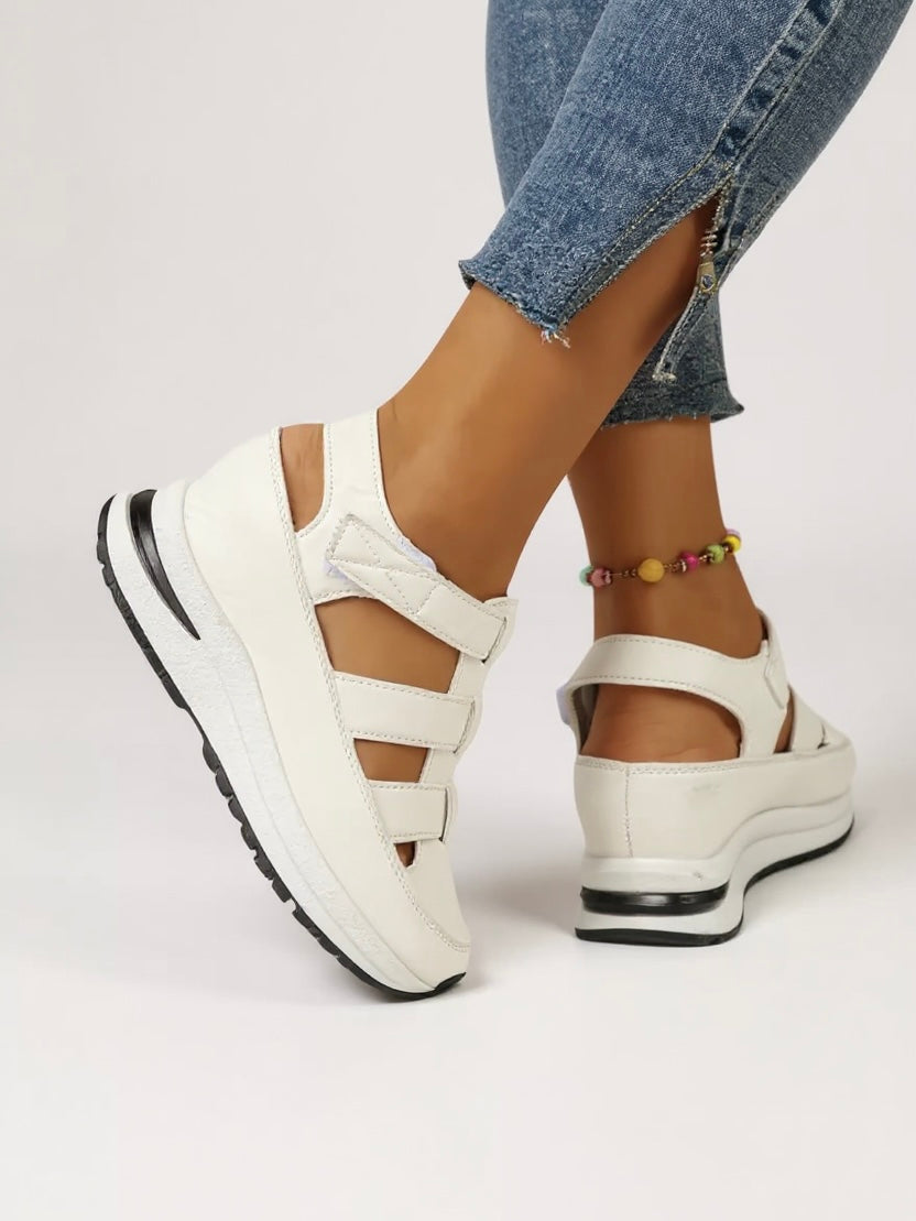 Freesia | Women's Platform Adjustable Sandals for Walking