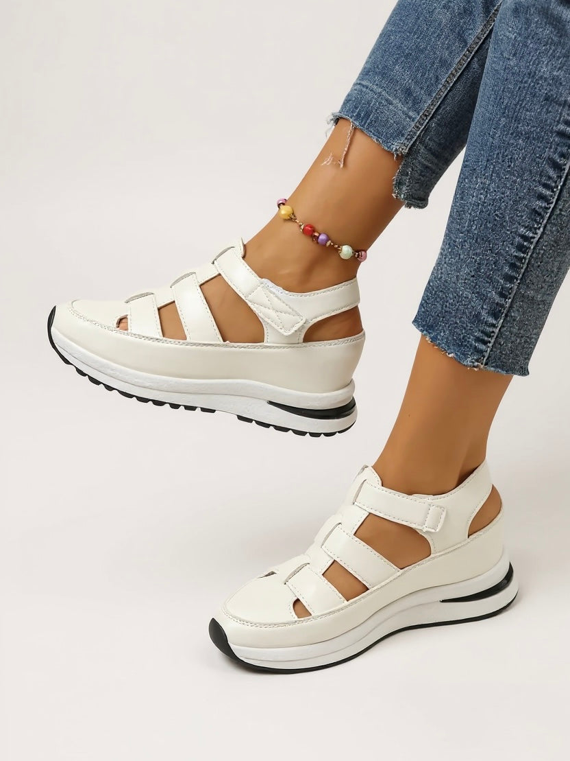 Freesia | Women's Platform Adjustable Sandals for Walking