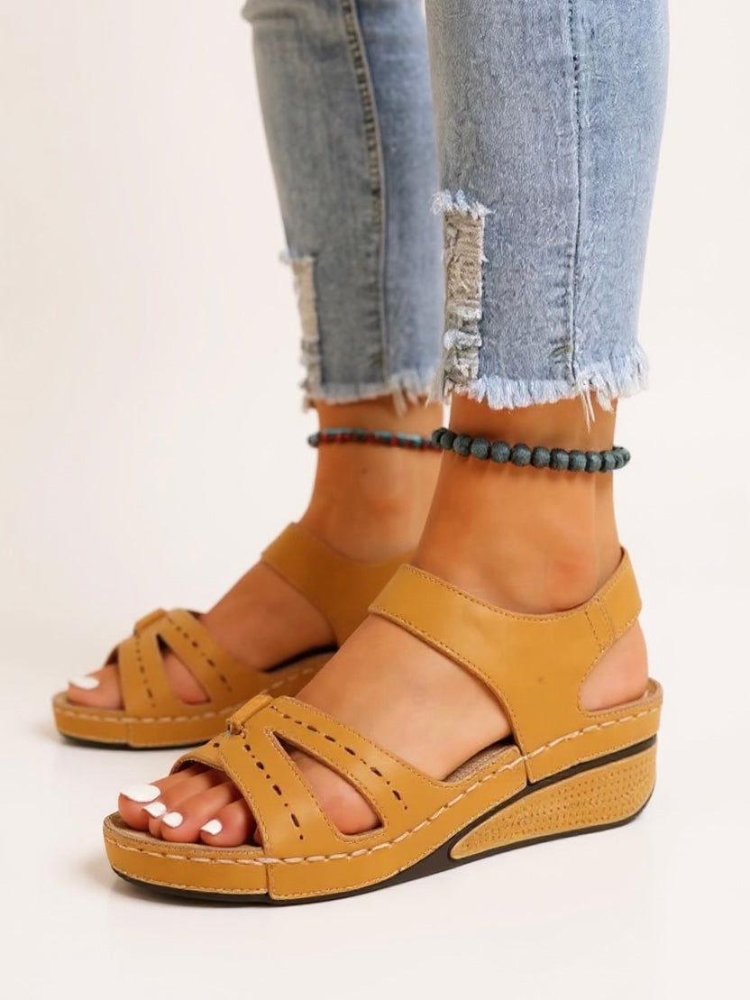 Maren | Women's Cushioned Adjustable Wedge Sandals