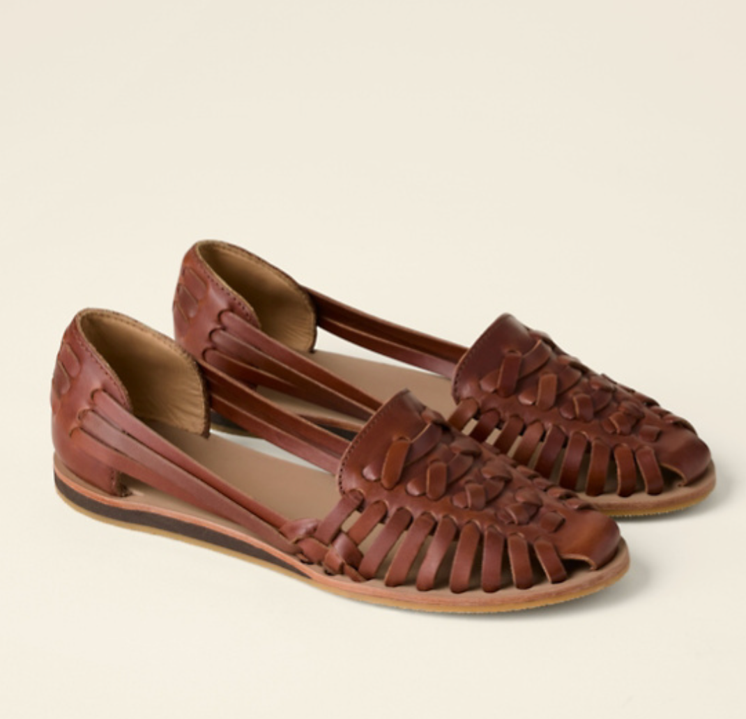 Victoria | Women's Woven Flat Buckle Sandals