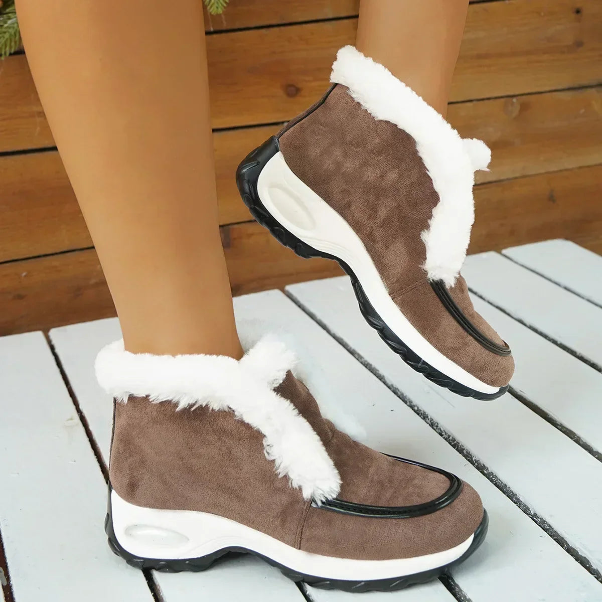 Vegan™ | Leather Casual Ankle Boots