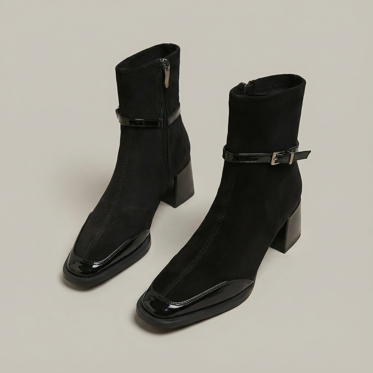 Remarie - Eco-Suede Ankle Boots