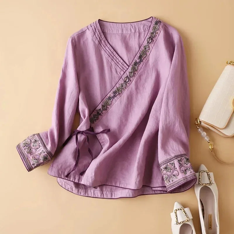 Lotus™ | Relaxed Pattern Breeze Blouse