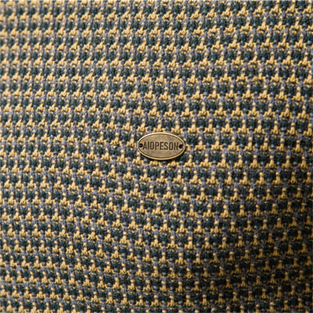 Jeremy – Men’s Checkered Sweater