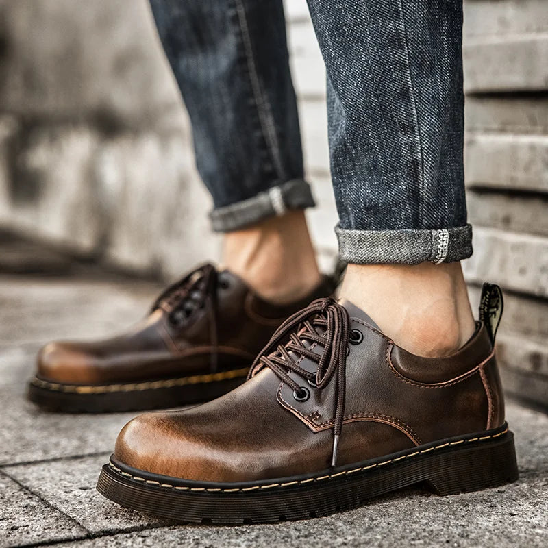 Onyx – Leather Oxford Boots
