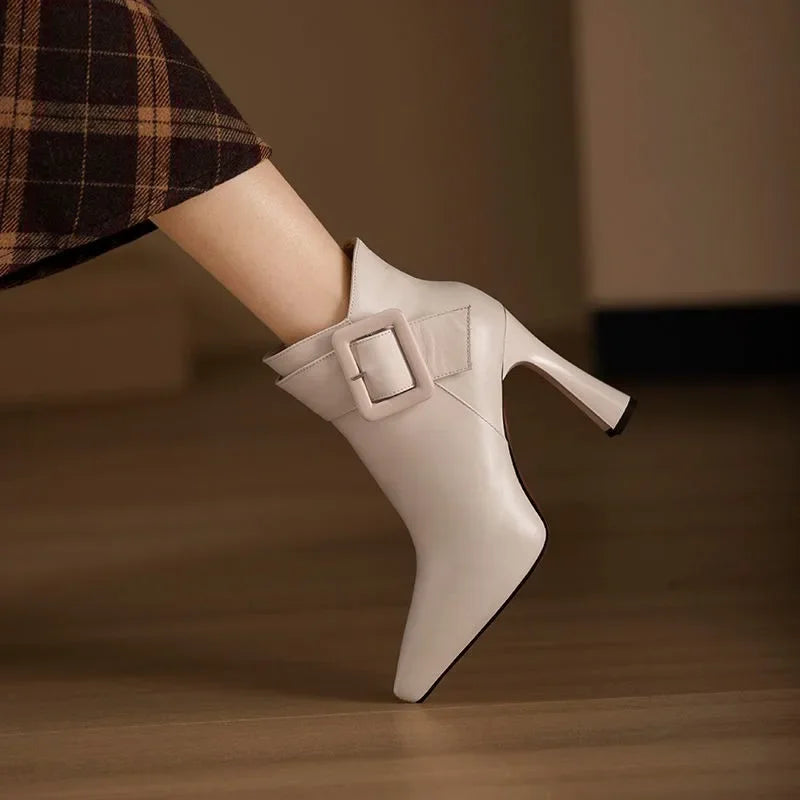 Aveline™ | Buckle Heel Boots