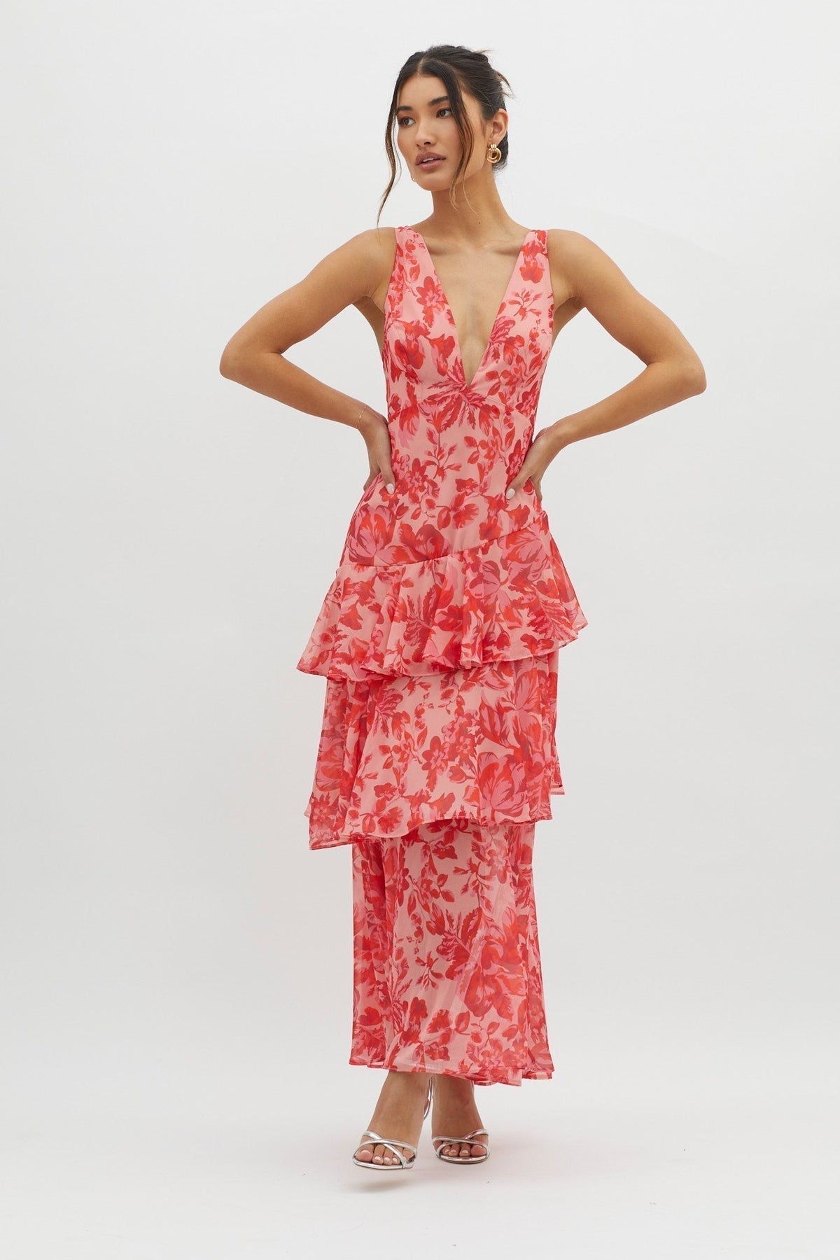 Ashlyn – Bloom Shift Midi Dress