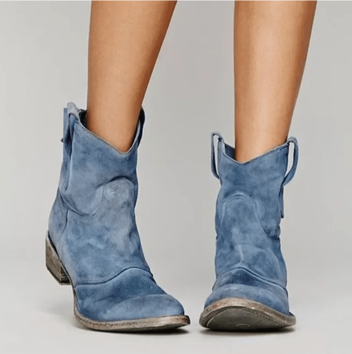 Effortless slouchy western cowboy boots