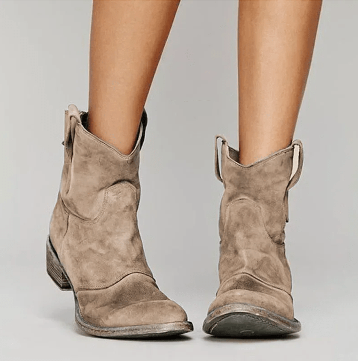 Effortless slouchy western cowboy boots