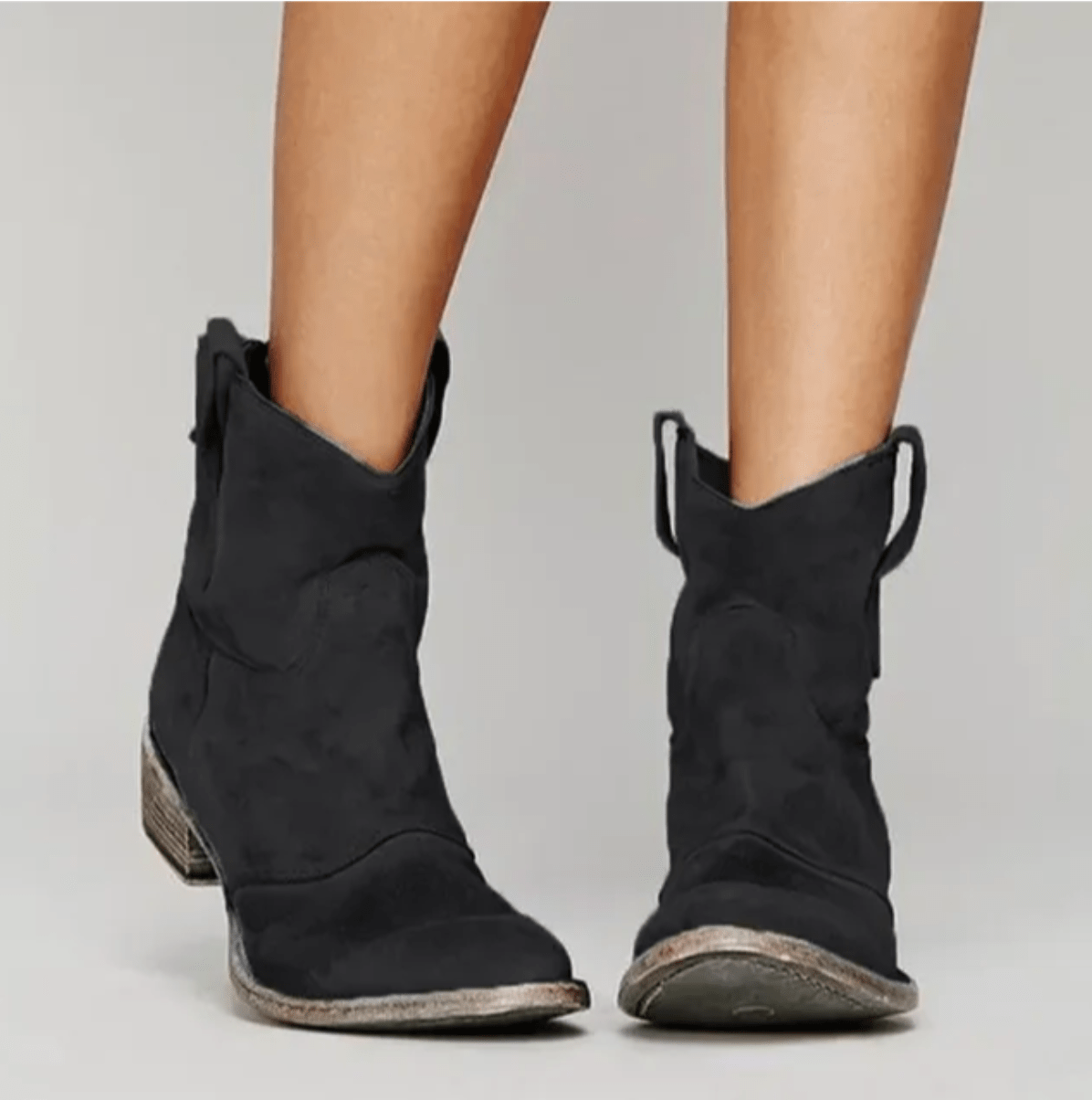 Effortless slouchy western cowboy boots