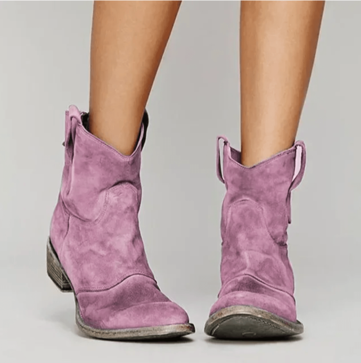 Effortless slouchy western cowboy boots