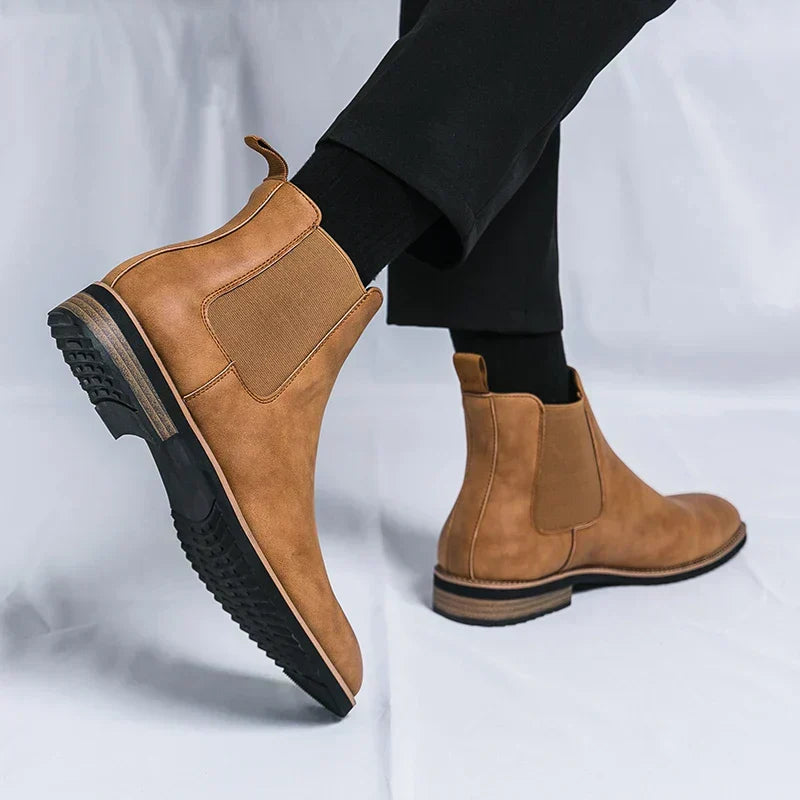 Cosmo - Chelsea Leather Boots
