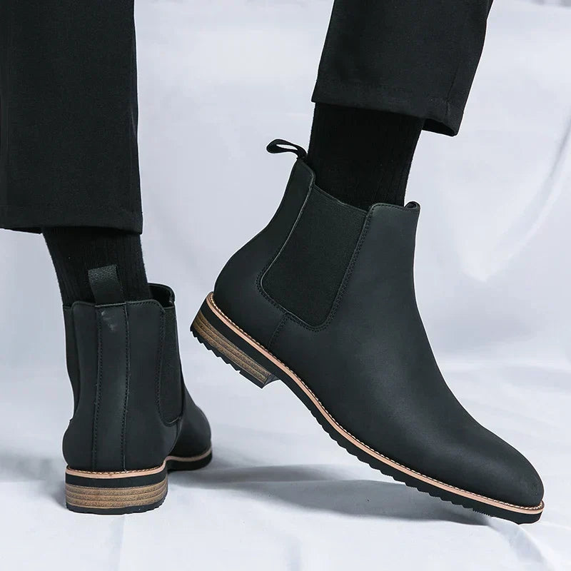 Cosmo - Chelsea Leather Boots