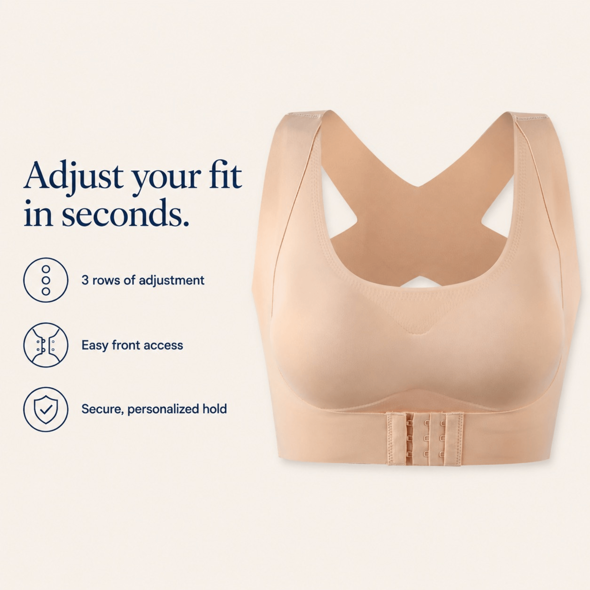 Selyn Front Closure Posture Corrector Bra