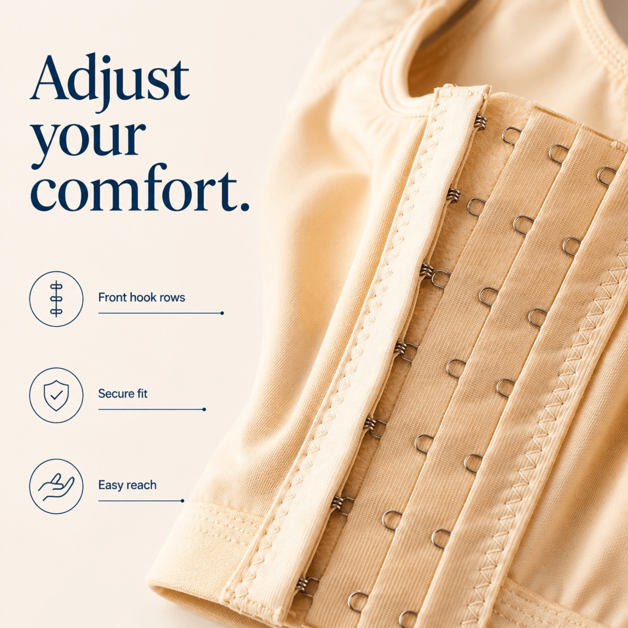 Selyn Front-Closure Posture Support & Shaping Bra