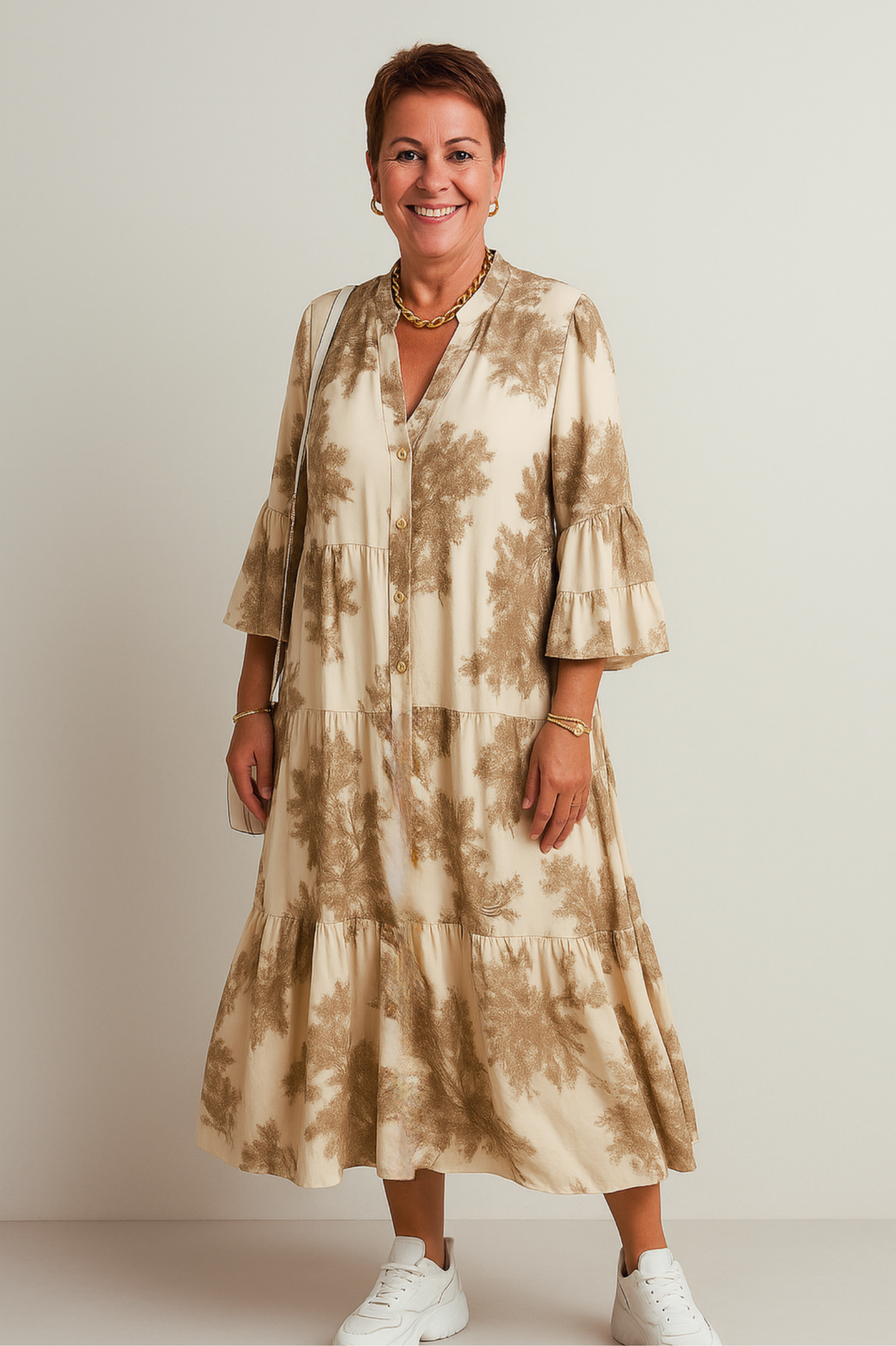 Lena - Elegant dress with a flowing cut