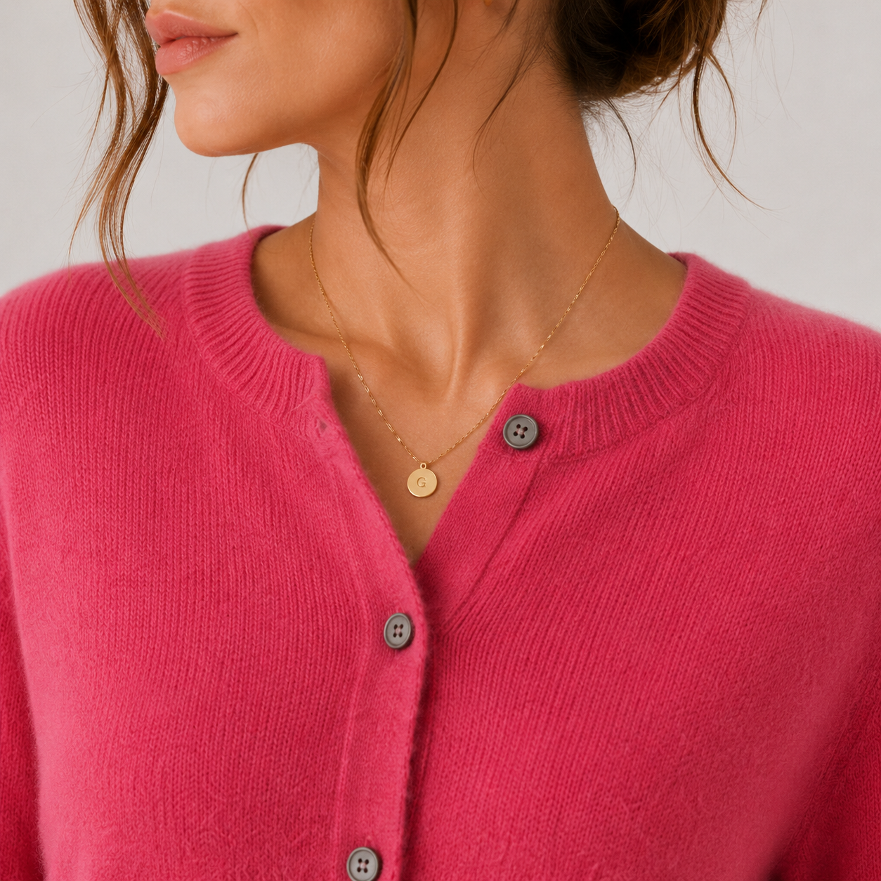 Women's Cashmere Look Cardigan Soft Button Front Knit Sweater
