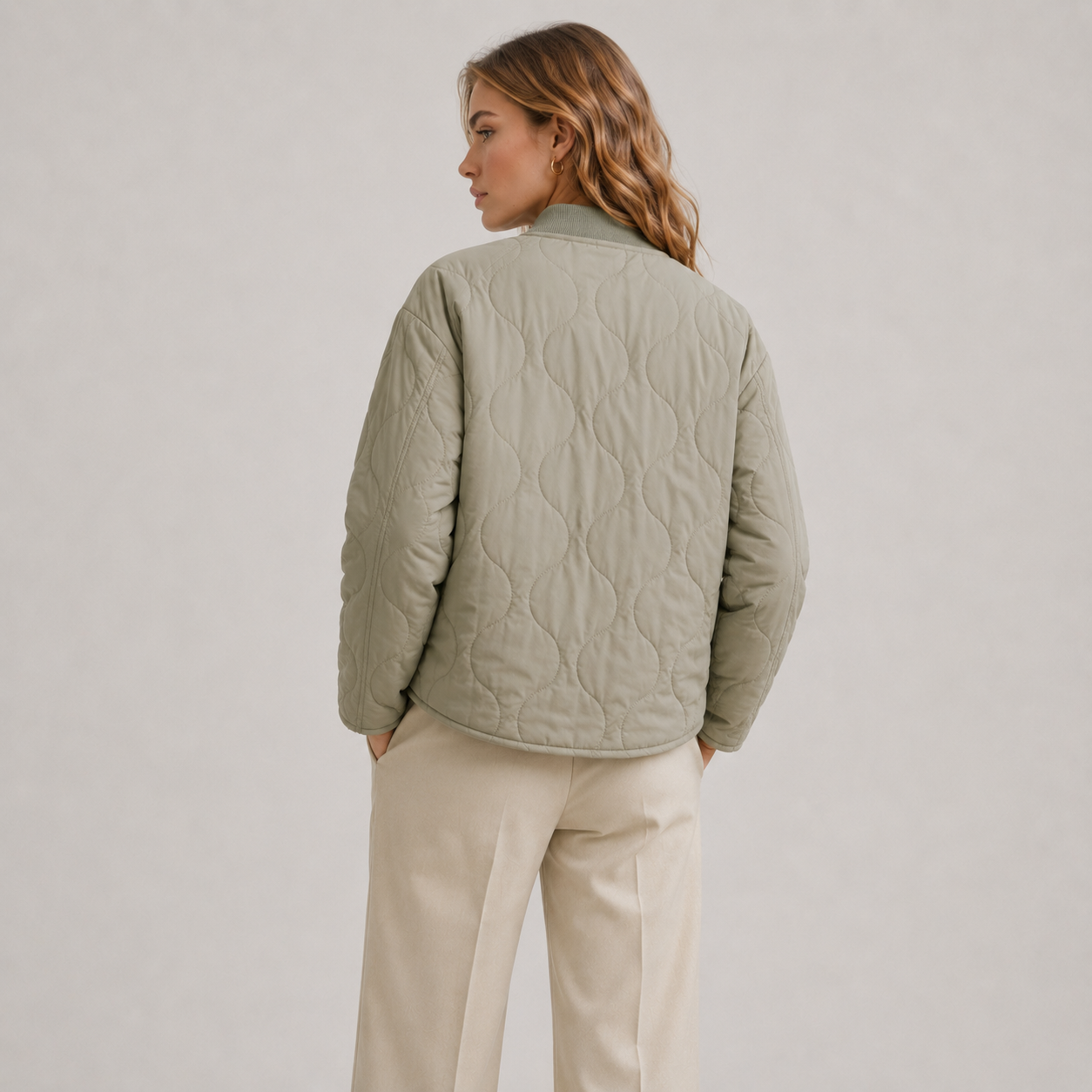 Women's Jacket Warm Loose Fit Long Sleeve Button Coat