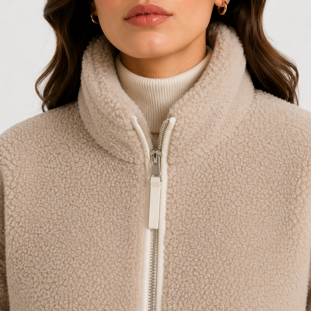 Women's Classic Fleece Jacket Refined Winter Comfort