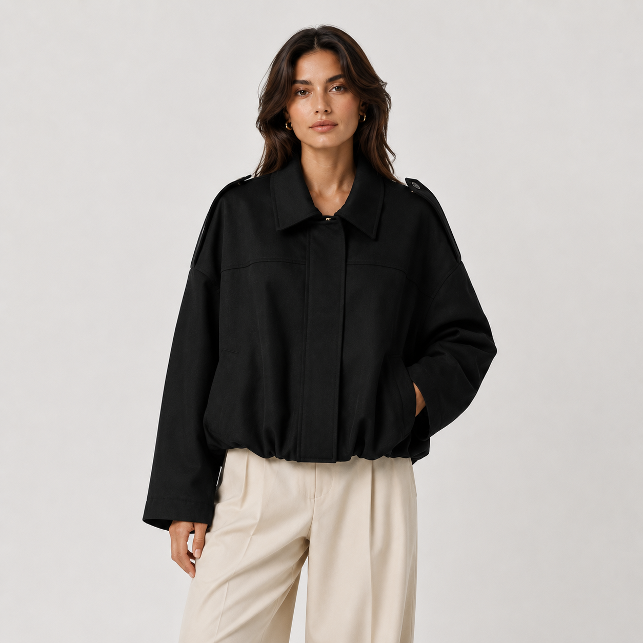 Women's Relaxed Fit Suede Jacket Timeless Refined Outerwear