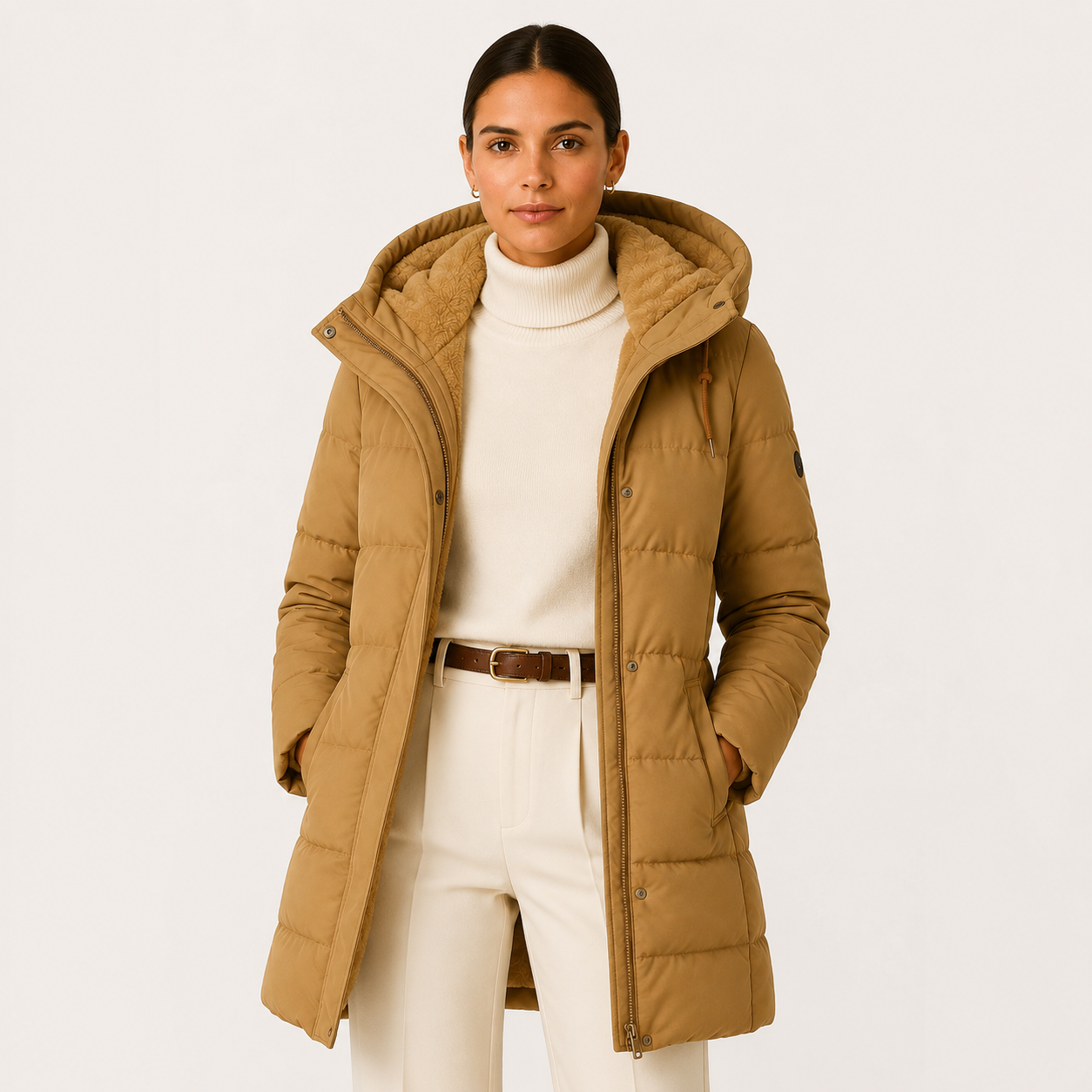 Women’s Puffer Coat Insulated Warm Lightweight Winter Outerwear