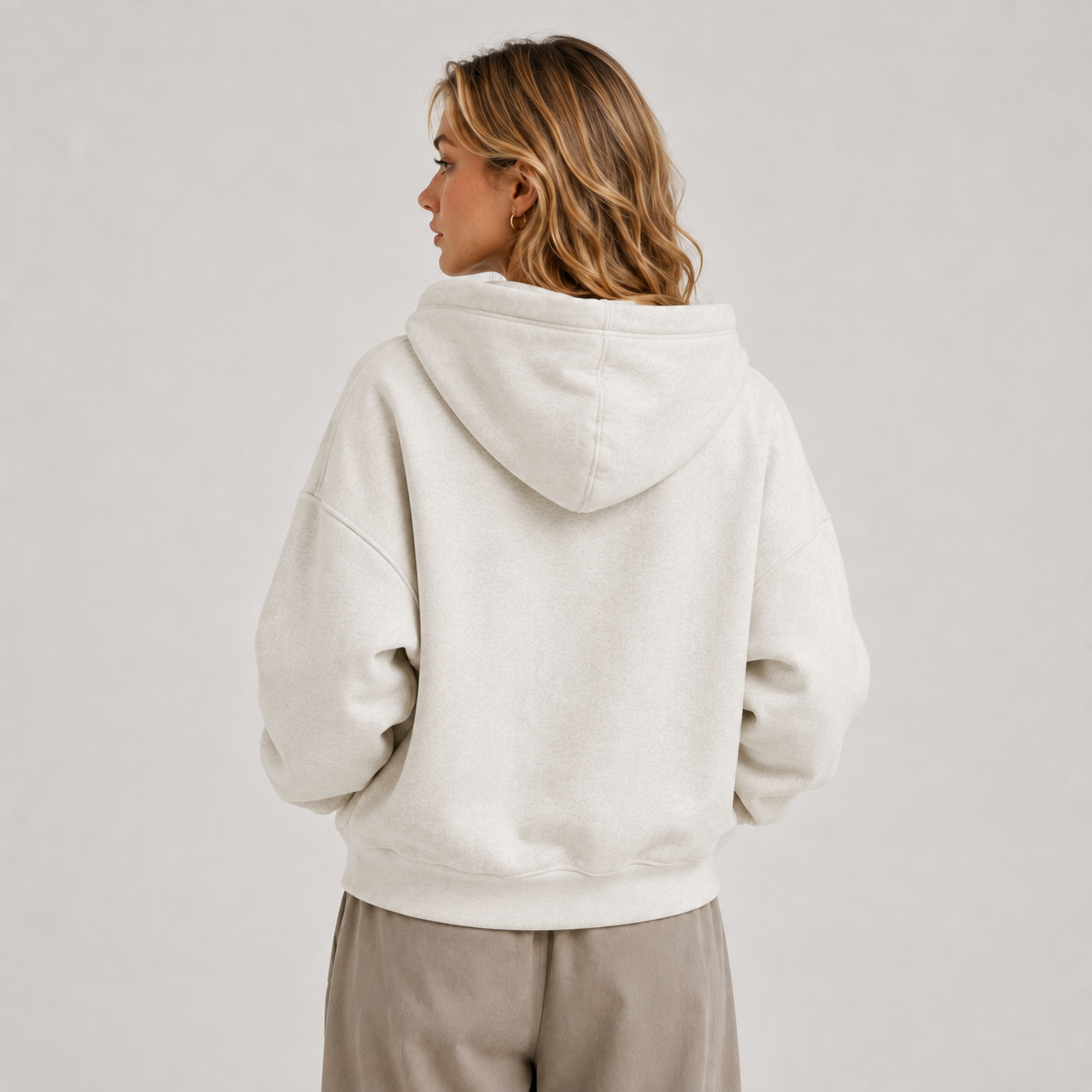 Women's Hooded Jacket Soft Casual Sweatshirt with Pocket