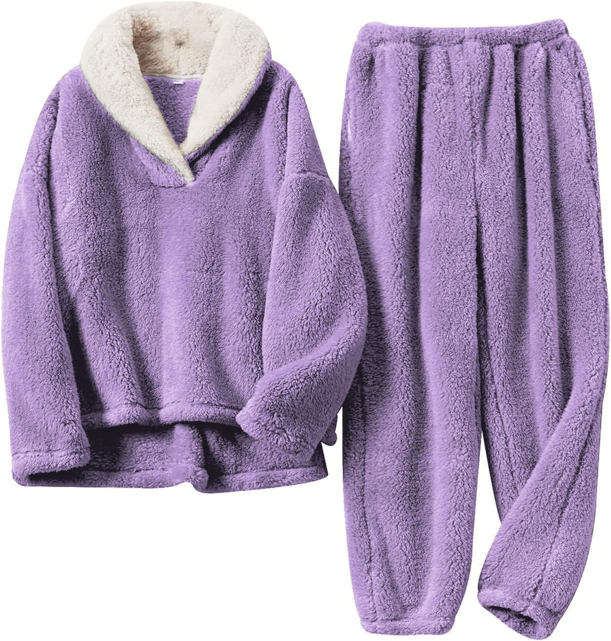 Aldara | Women's Fleece Loungewear Two-Piece Set