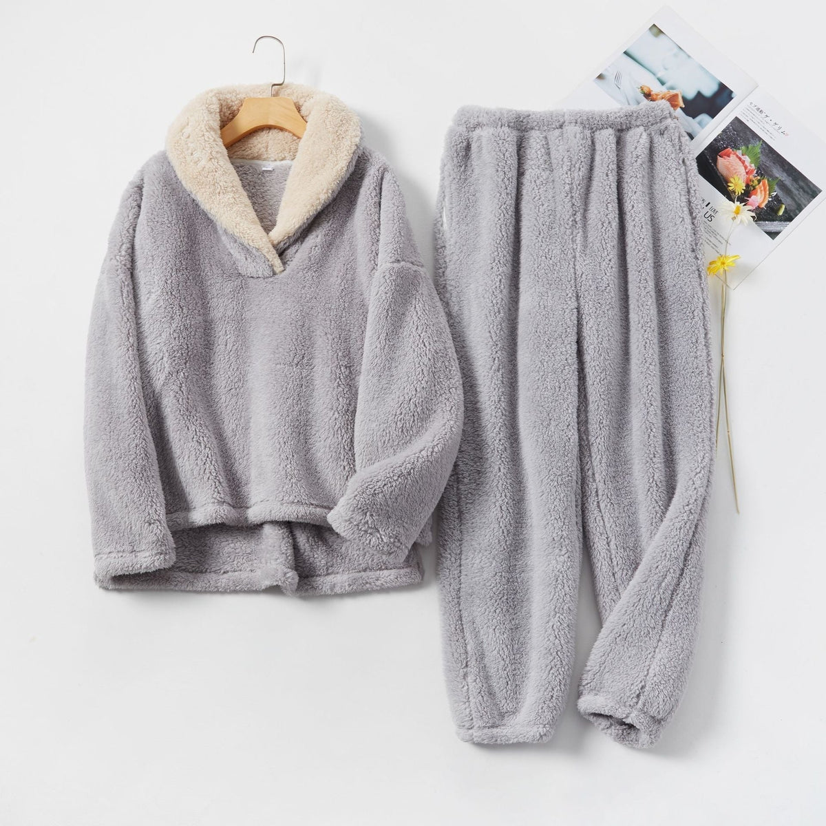 Aldara | Women's Fleece Loungewear Two-Piece Set