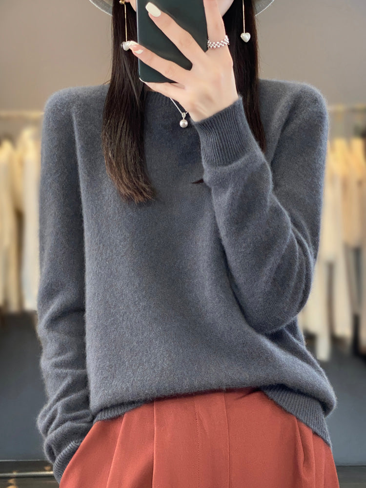 Aldora | Women's Relaxed Fit Knit Pullover Sweater