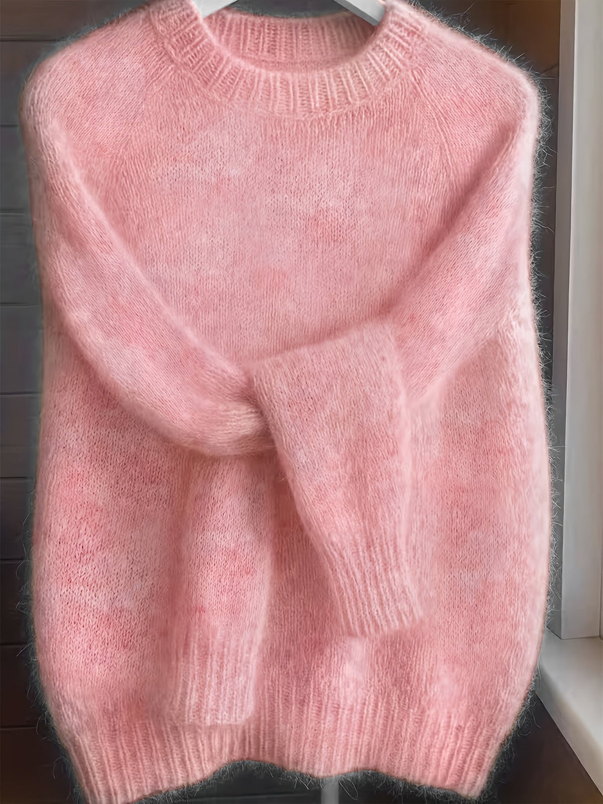 Arvona | Women's Fuzzy Knit Pullover Sweater
