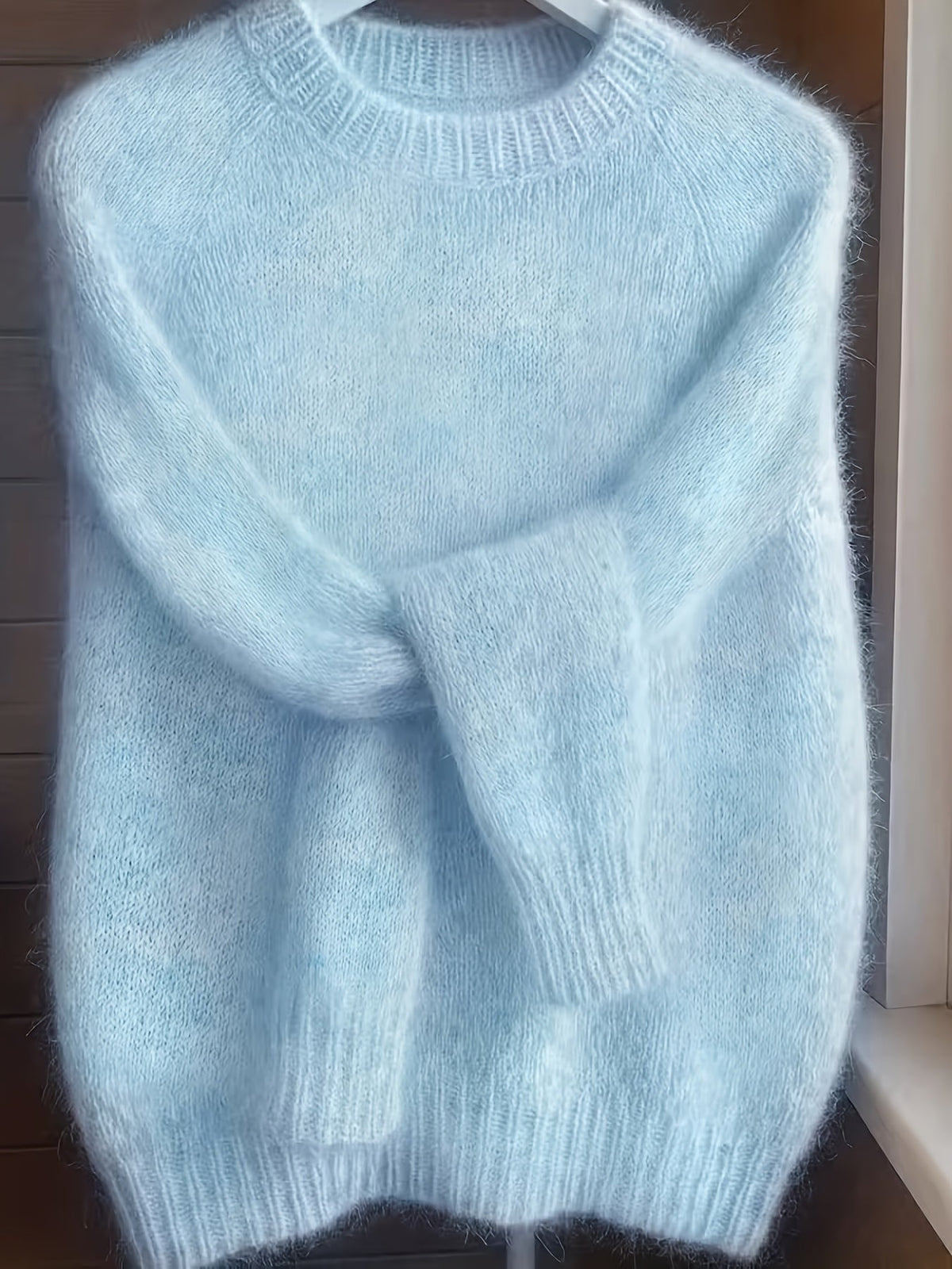 Arvona | Women's Fuzzy Knit Pullover Sweater