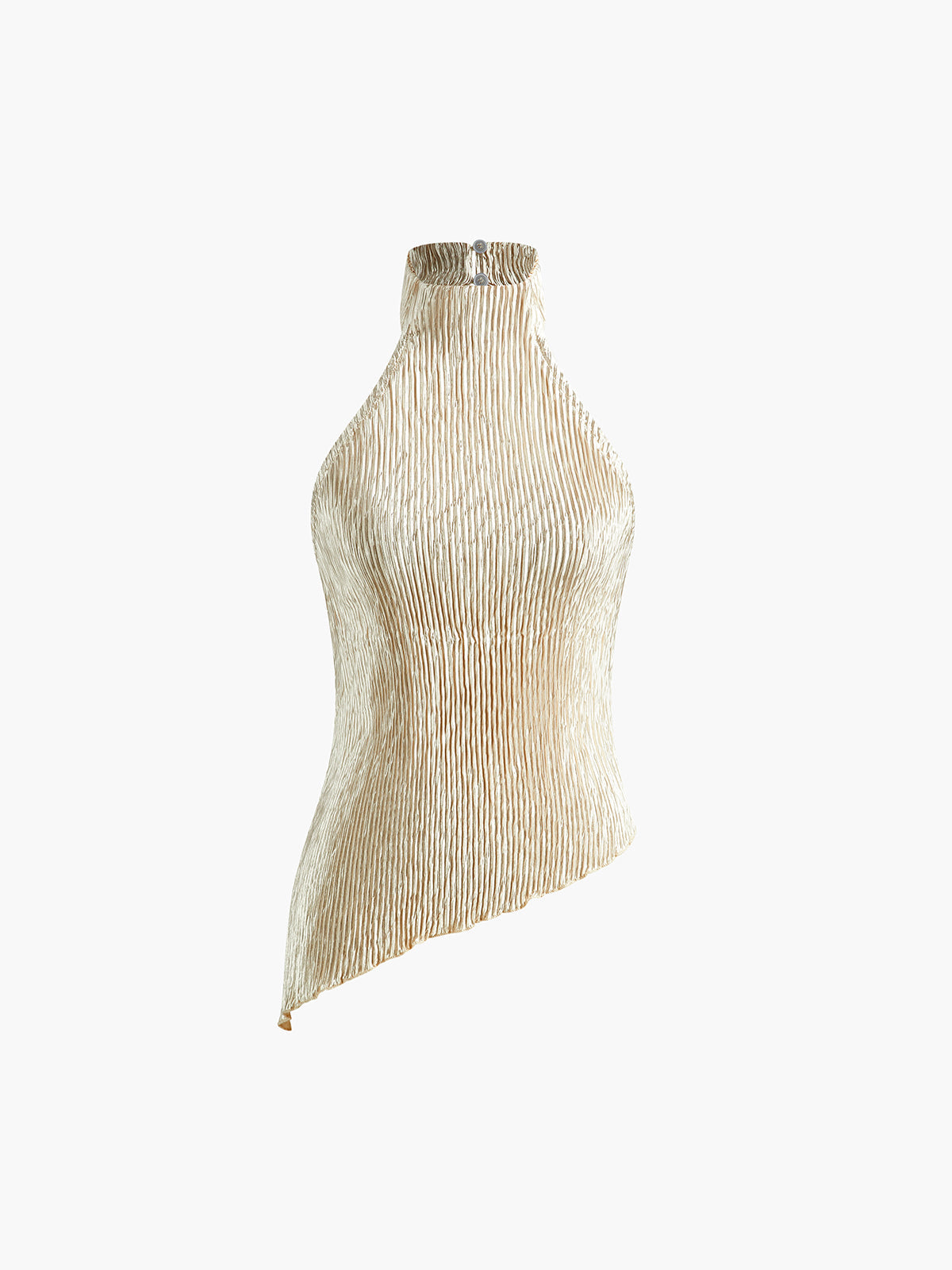 Serena | Women's Halter Neck Pleated Top & Wide Leg Pants Set