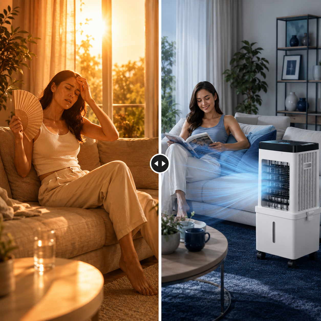 FrostAir – 2-in-1 Portable Air Cooler, Humidifying