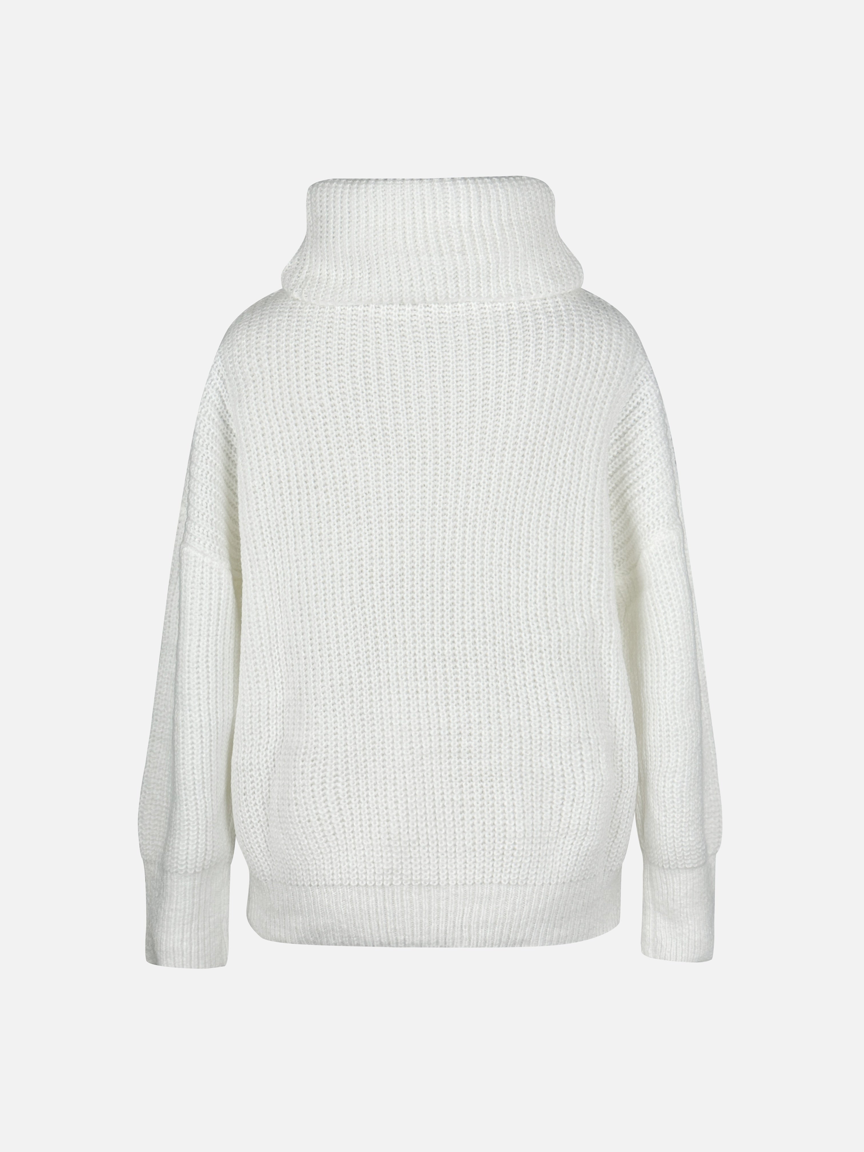 Cozy Cowl Neck Button-Cuff Sweater
