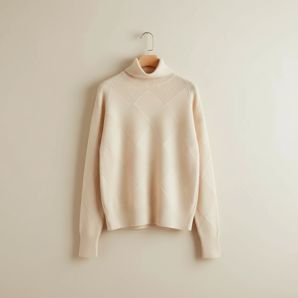 Calloway | Women's Diamond Knit Turtleneck Sweater